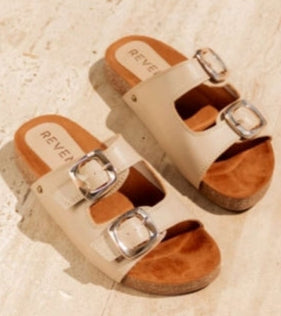 Frisby Sandals-  Toupe